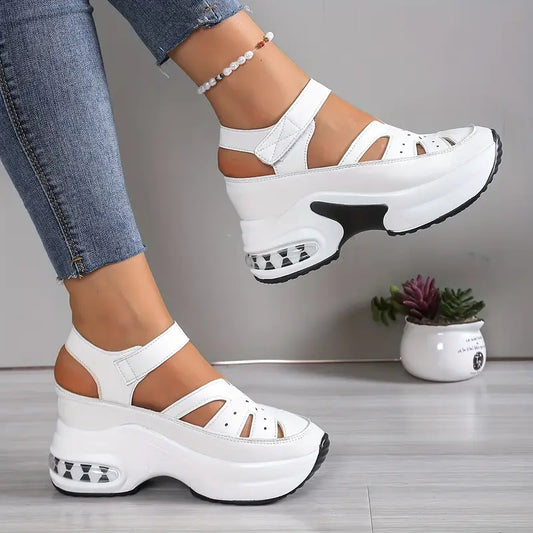 Women’s Lightweight Rhinestone Wedge Shoes