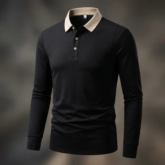 Men’s Textured Polo Shirt