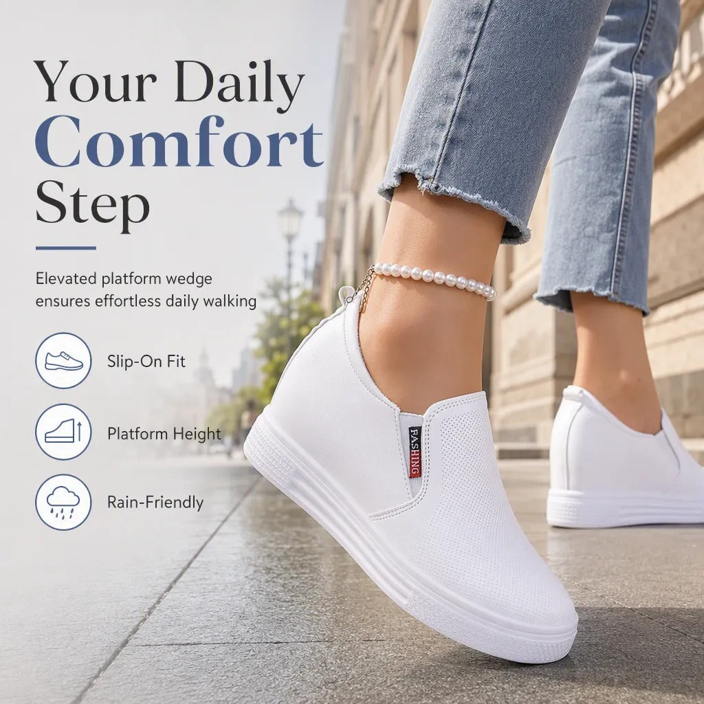 Women's Perforated Slip-On Shoes