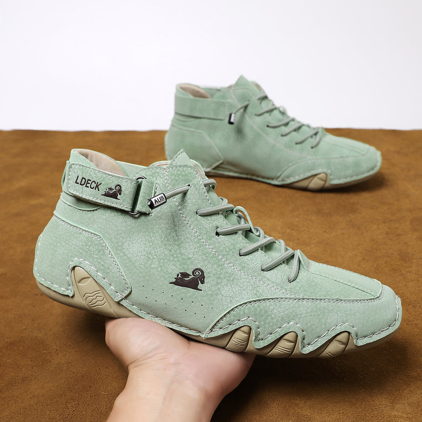 Men's High-Top Lace-Up Casual Sneakers