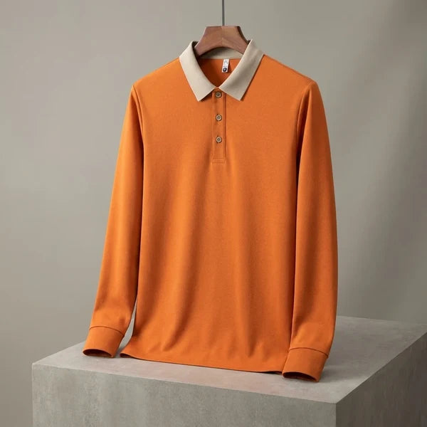 Men’s Textured Polo Shirt