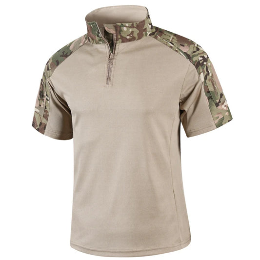 Men's Short Sleeve Quarter-Zip Utility Shirt