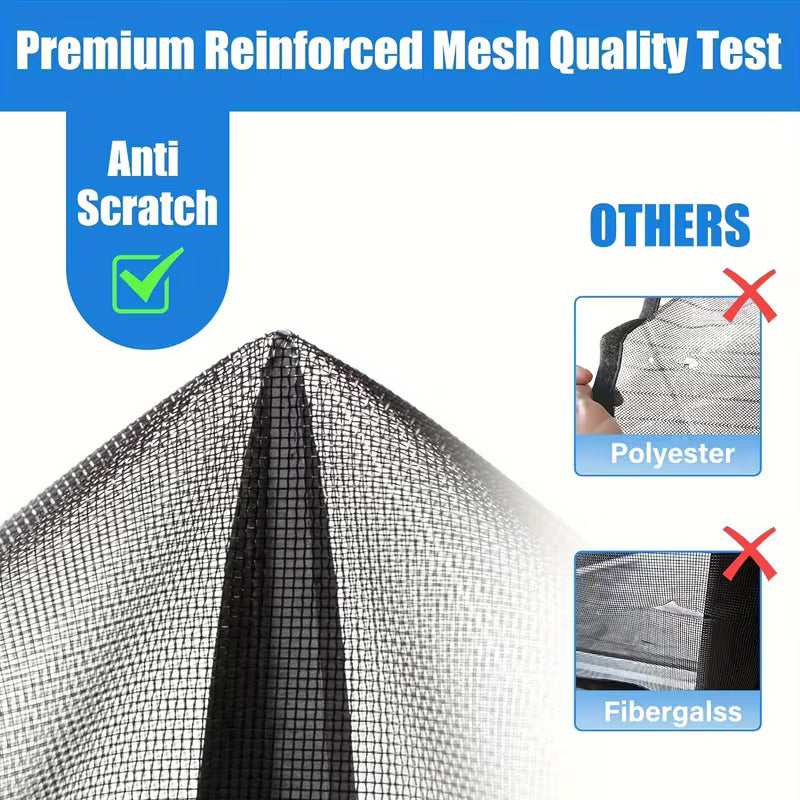Heavy-Duty Magnetic Screen Door