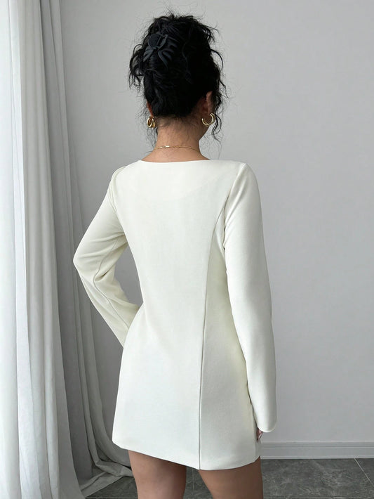 Double-Breasted Casual Lapel Jacket