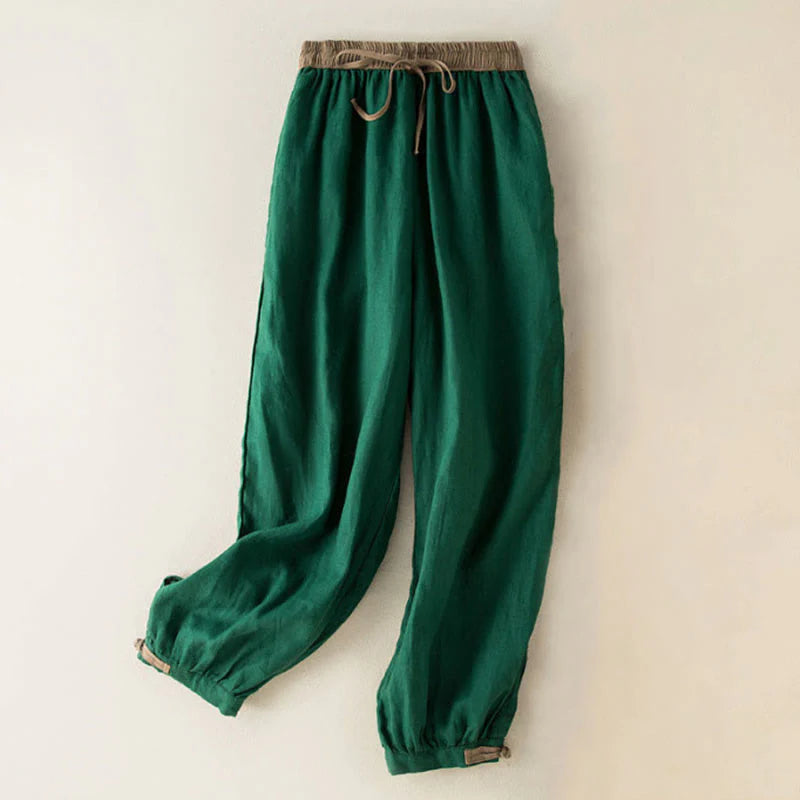 Women's Relaxed Drawstring Pants with Pockets