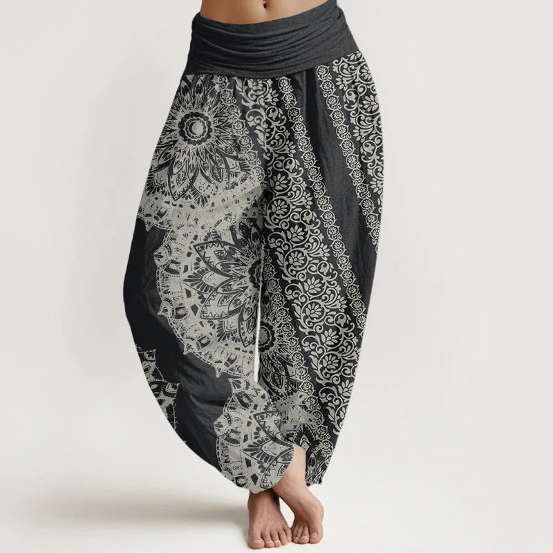 Women's Mandala Print Harem Pants