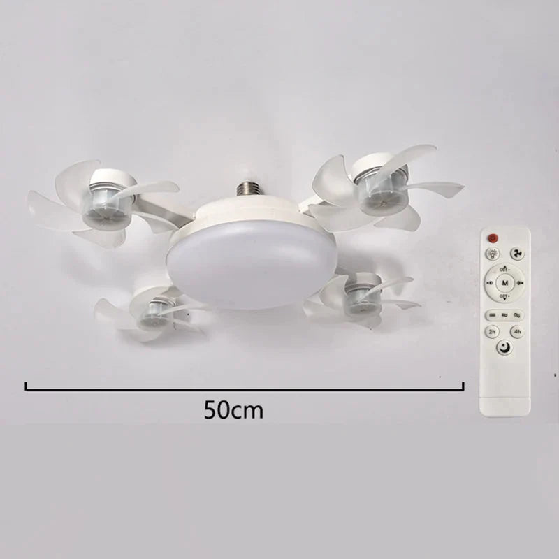 Ceiling Fan with LED Light and Remote Control