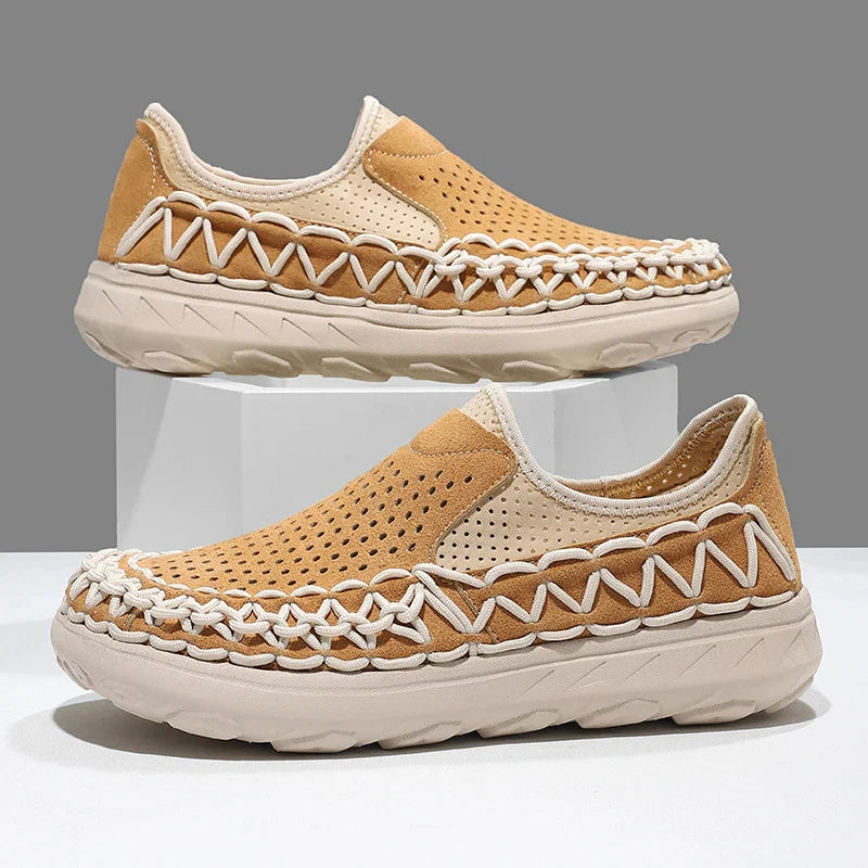 Men's Handwoven Slip-On Casual Loafers