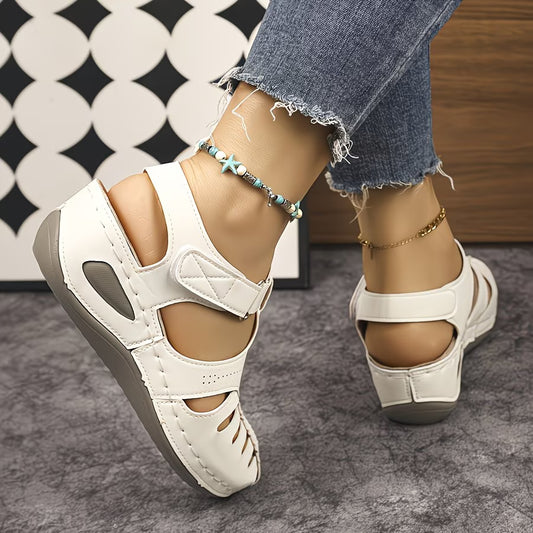 Women's Closed-Toe Wedge Sandals