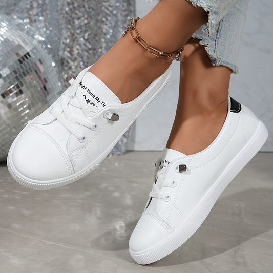 Women’s Lightweight Comfortable Everyday White Sneakers
