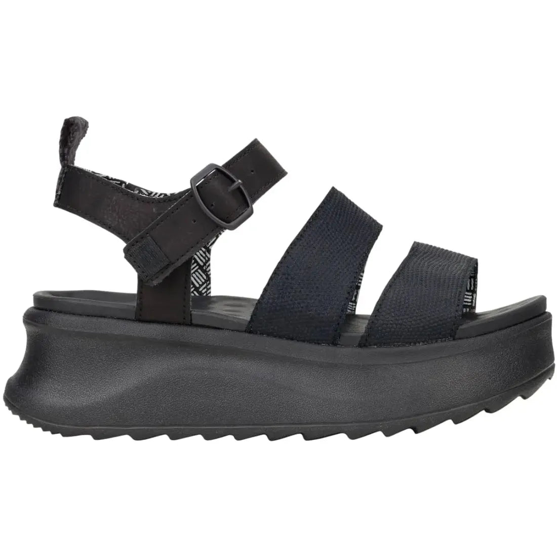 Women's Double-Strap Platform Buckle Sandals