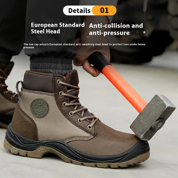 Men's Lace-Up Work Boots
