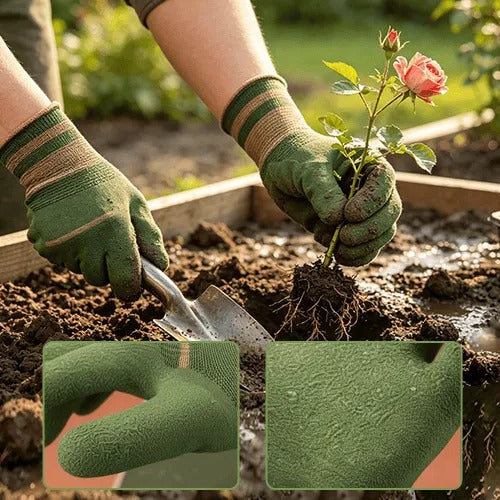 Textured Grip Gardening and Work Gloves