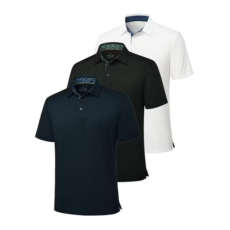 Men's 3-Pack Classic Short Sleeve Polo Shirts