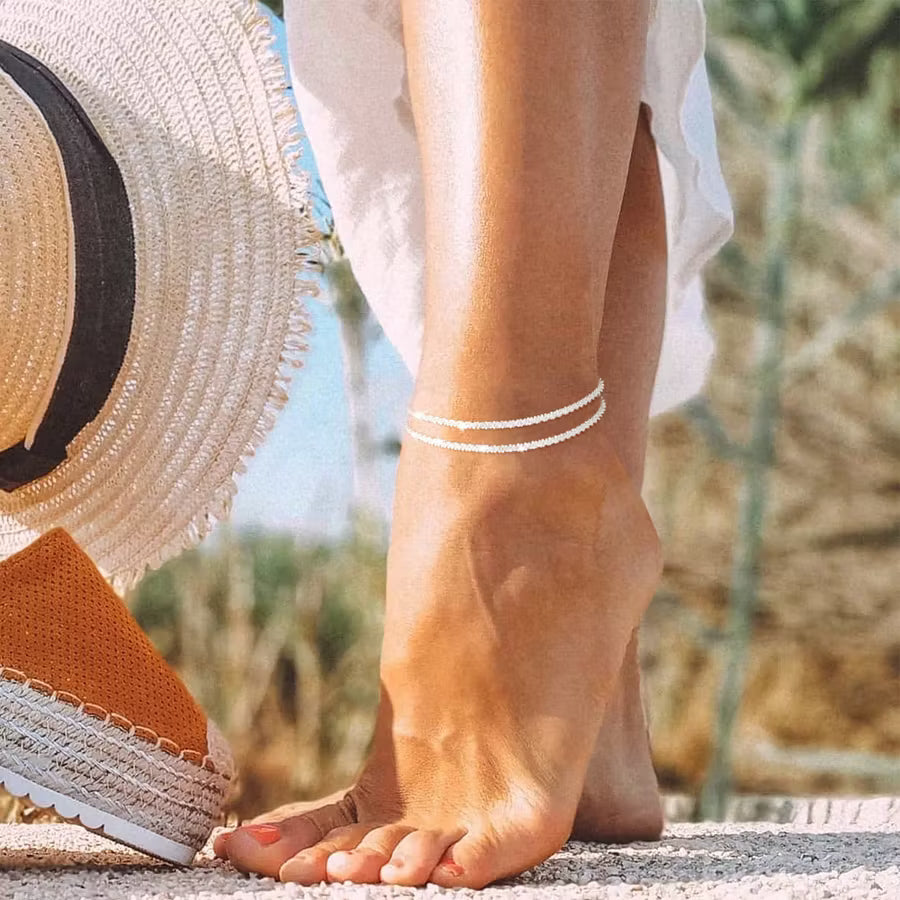 Women's Dainty Layered Anklet