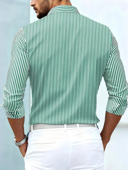 Emmerson - Vintage Striped Long-Sleeve Shirt