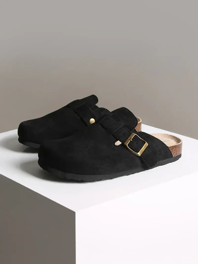 Men's Buckle Clog Slippers