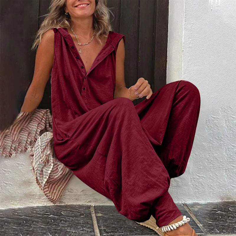 Women's Sleeveless Jumpsuit