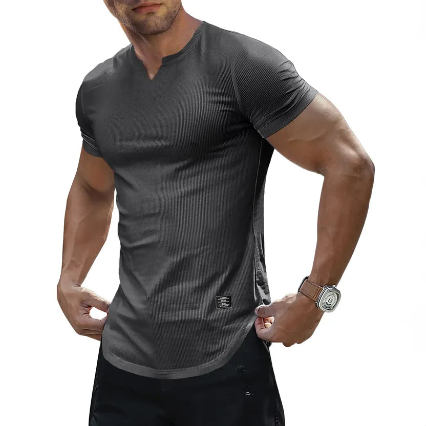 Men's Slim Fit V-Neck Performance T-Shirt