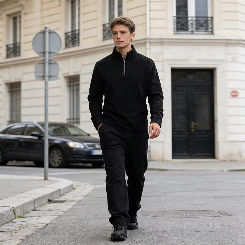 Men's Quarter-Zip Fleece Pullover