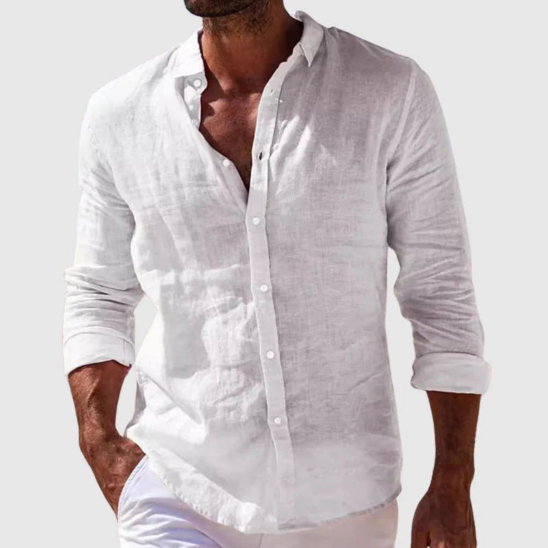 Men's Long Sleeve Button-Up Shirt