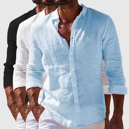 Men's Long Sleeve Button-Up Shirt