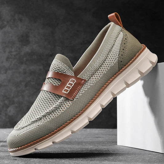 Men's Mesh Slip-On Loafers
