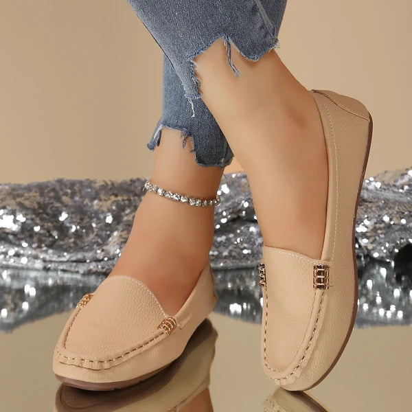 Women's Buckle Slip-On Loafers