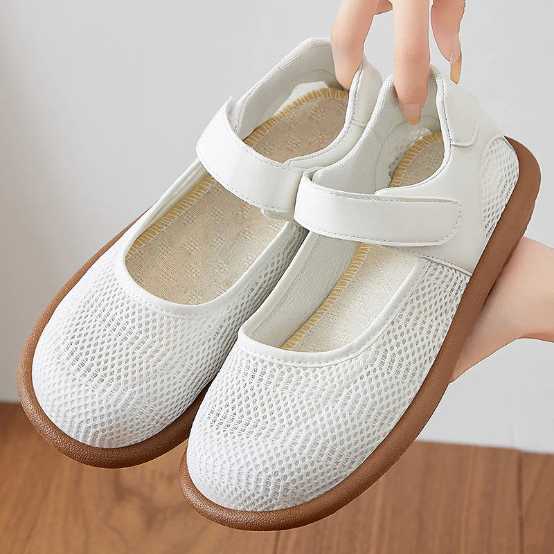 Women's Mesh Mary Jane Walking Shoes