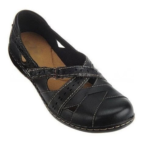 Women’s Cutout Strap Flat Shoes