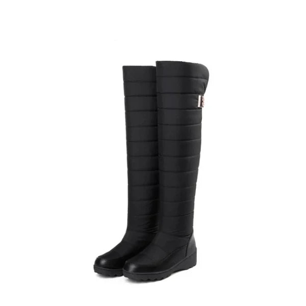 Women's Quilted Pull-On Tall Boots