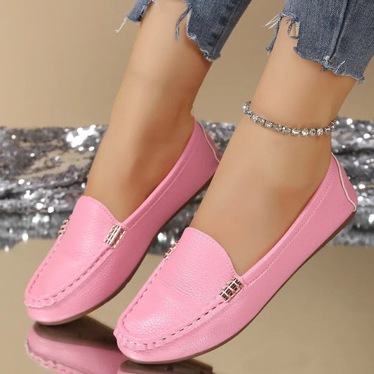 Women's Buckle Slip-On Loafers