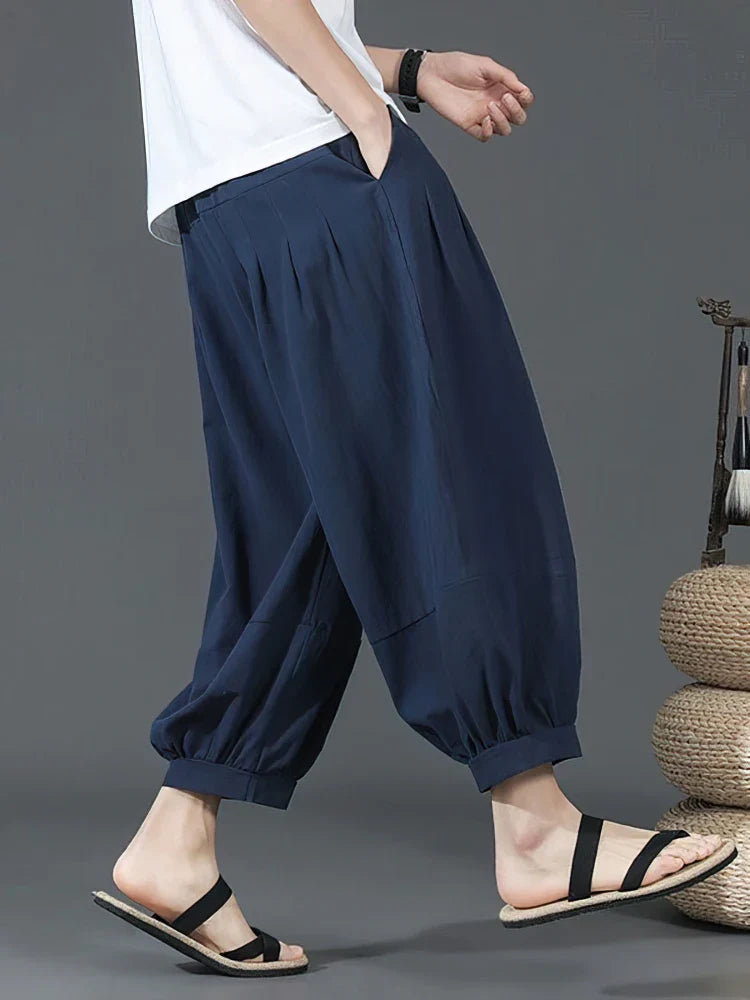 Men's Drawstring Relaxed Fit Pants