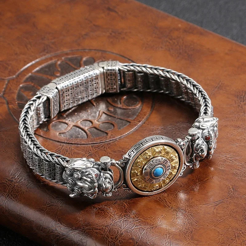 Guardian Lion Medallion Bracelet