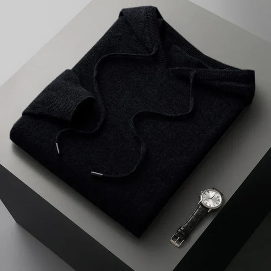 Men’s Hooded Knit Sweater
