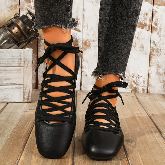 Women's Lace-Up Flats