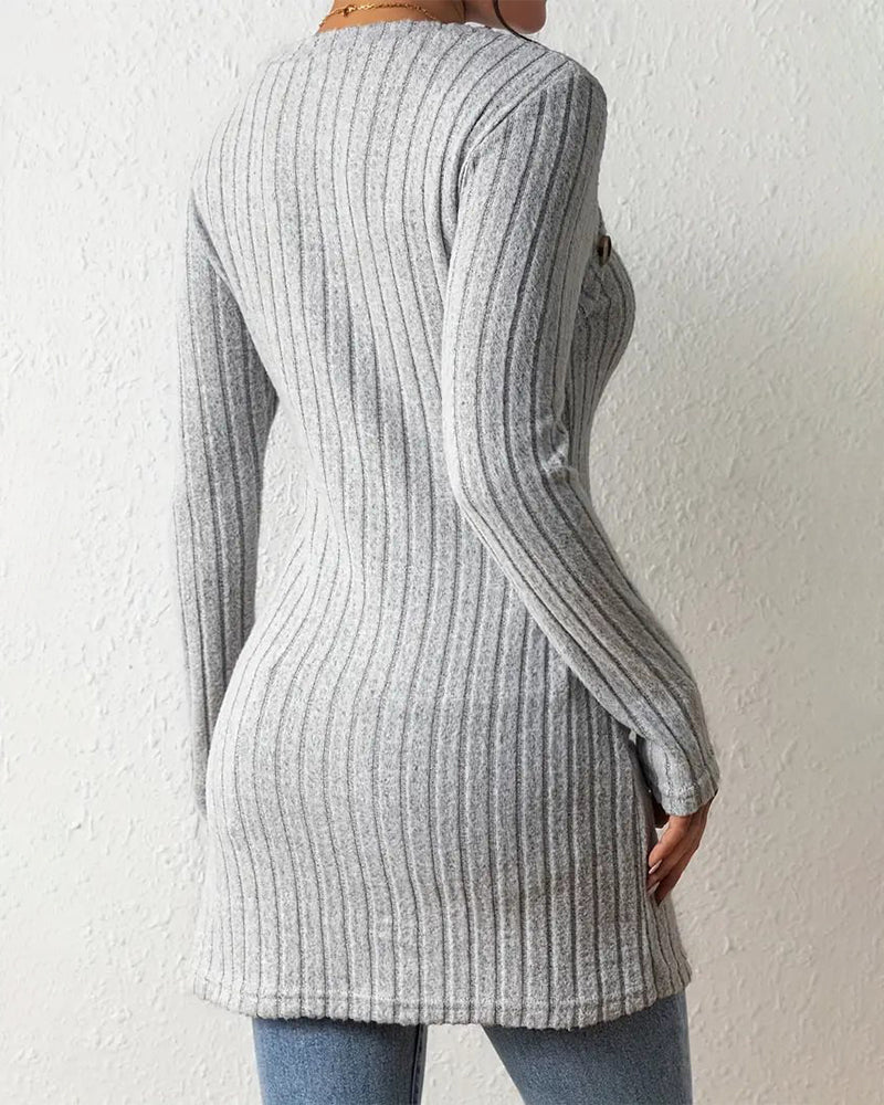 Women's Square Neck Asymmetrical Tunic Top