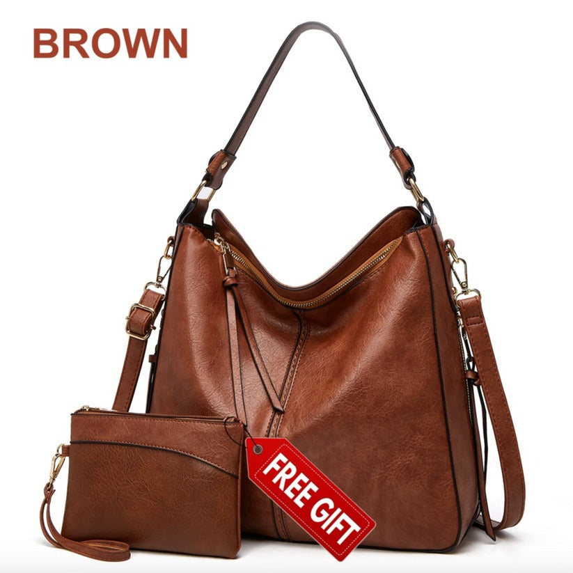 Women's Structured Hobo Shoulder Bag