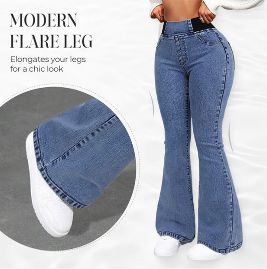Women’s High Rise Stretch Flare Leg Jeans