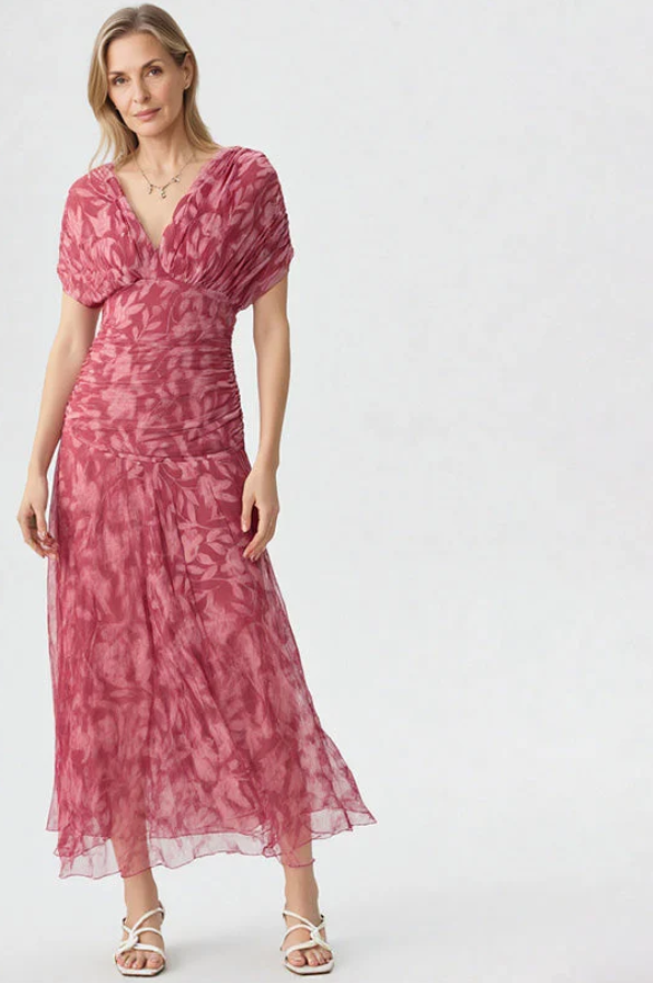 Women's Convertible Off-Shoulder Floral Maxi Dress