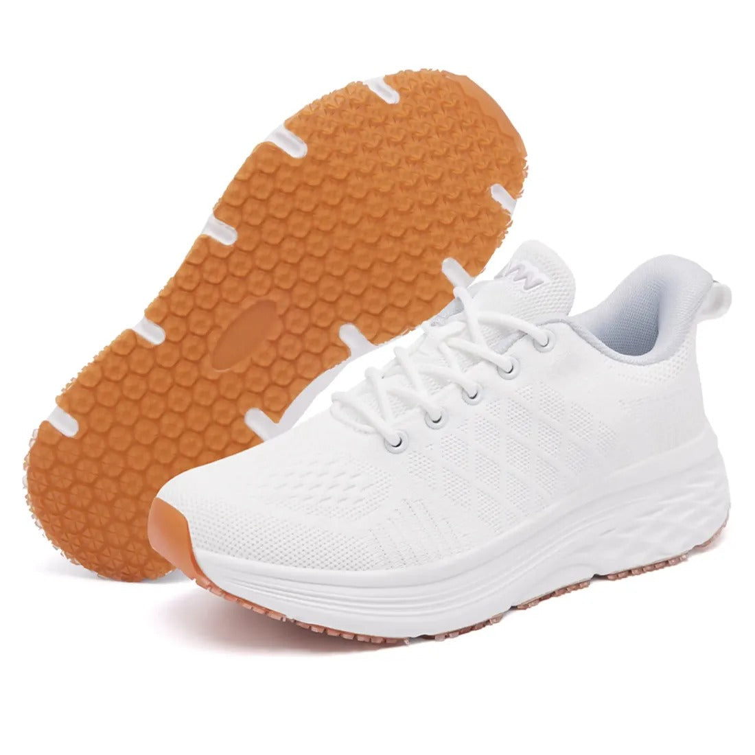 Women's Lace-Up Knit Sneakers