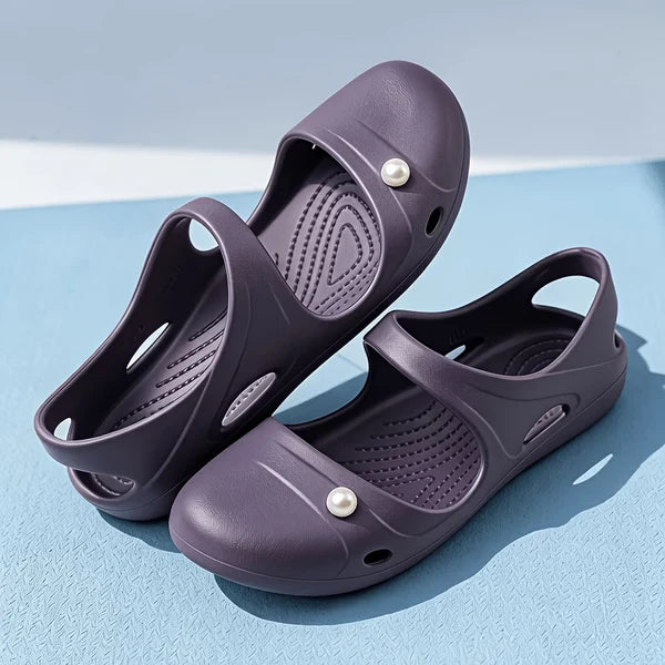 Women’s Pearl Accent Summer Slides