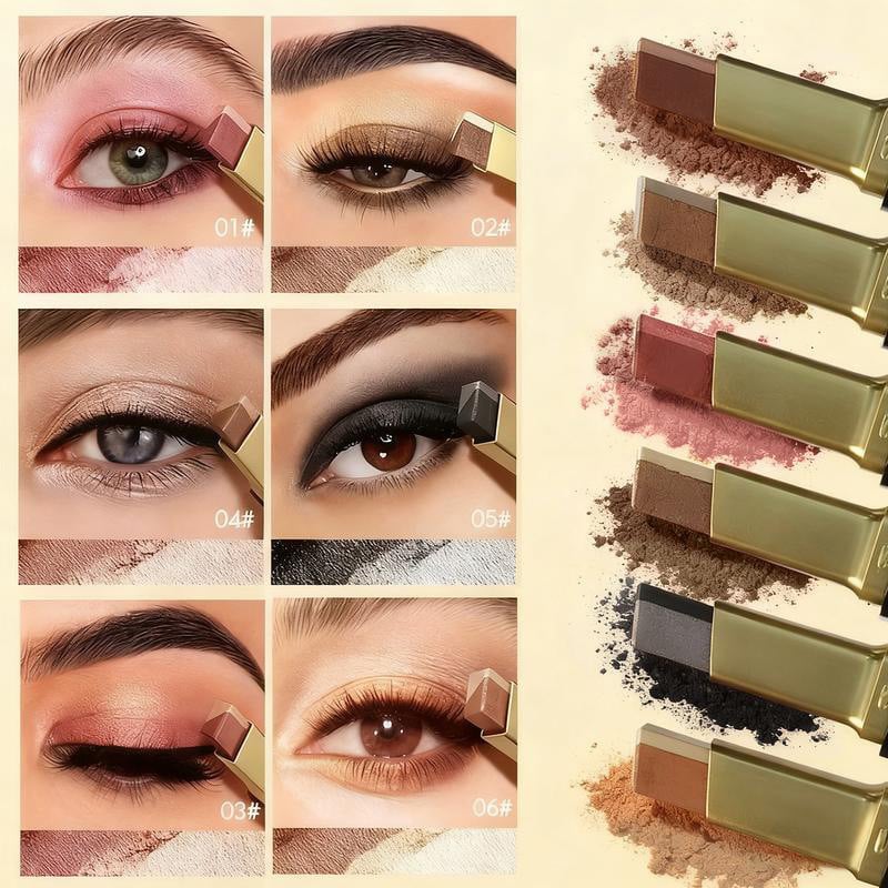 Dual-Color Matte Eyeshadow Stick