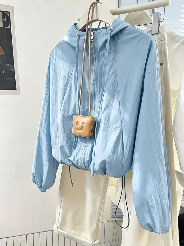 Women's Hooded Zip-Up Jacket