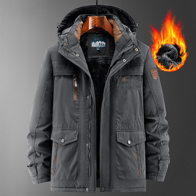 Men's Hooded Utility Jacket
