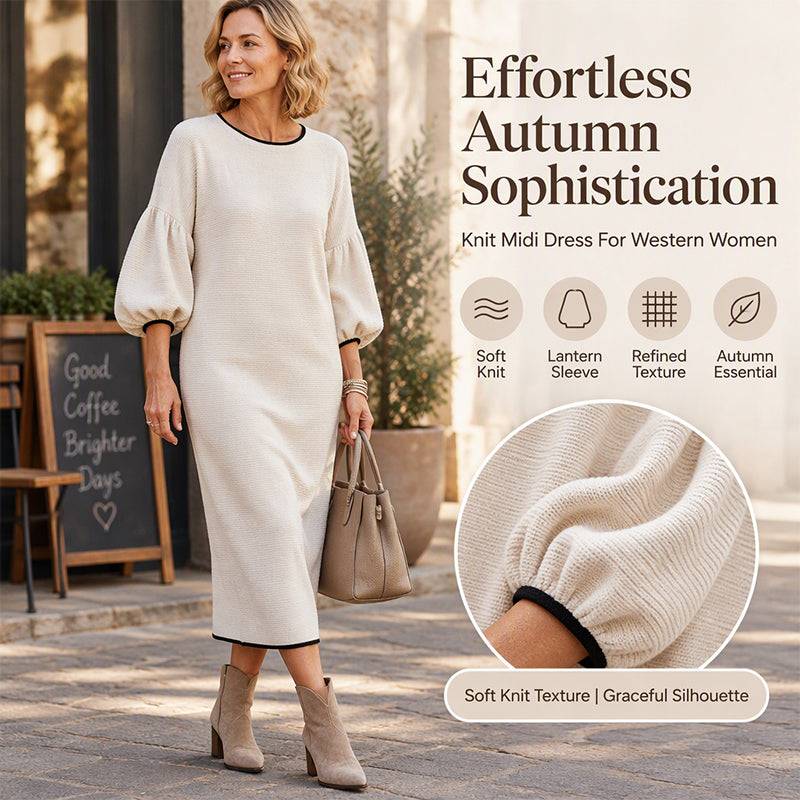Women's Textured Knit Dress