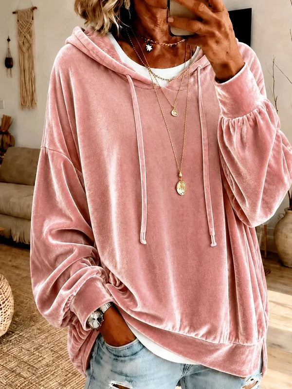 Women’s Loose Drawstring Hoodie