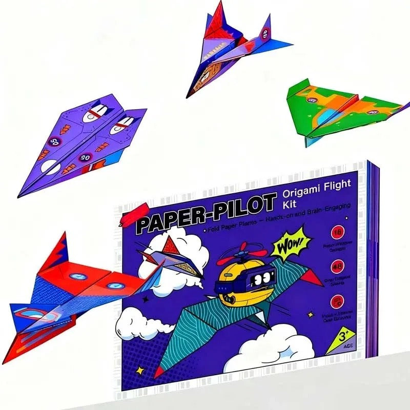 Kids' DIY Paper Airplane Folding Kit