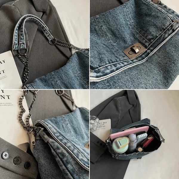 Women’s Retro Chain Strap Shoulder Bag