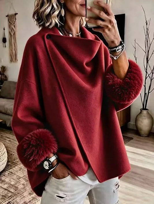 Women's Asymmetric Button Front Jacket